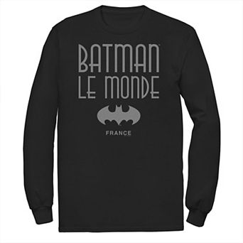Big & Tall DC Comics Batman: Le Monde France Icon Logo Tee
