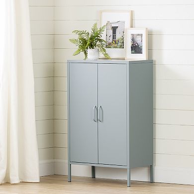 South Shore Crea Metal 2-Door Accent Cabinet