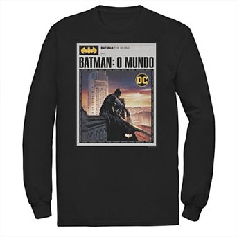 Big & Tall DC Comics Batman: The World Mexico News Poster Tee