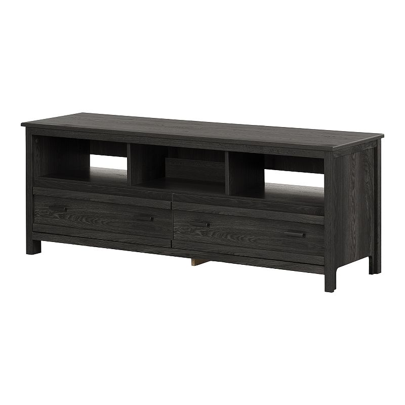 South Shore Exhibit TV Stand, Grey