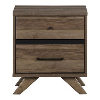 South Shore Flam 2-Drawer Nightstand