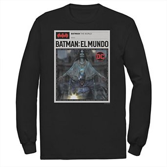 Big & Tall DC Comics Batman: The World Mexico News Poster Tee