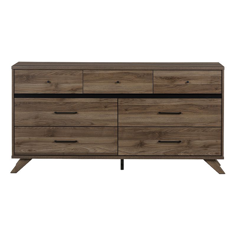 76984139 South Shore Flam 7-Drawer Double Dresser, Brown sku 76984139