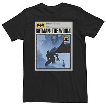 Big & Tall DC Comics Batman: The World Germany News Poster Tee