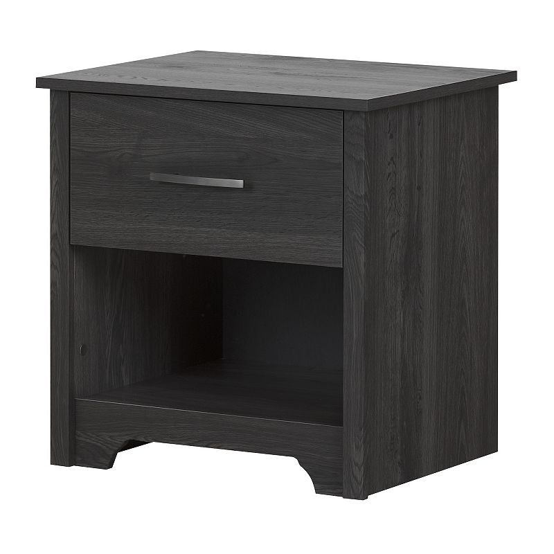 South Shore Fusion 1-Drawer Nightstand, Grey