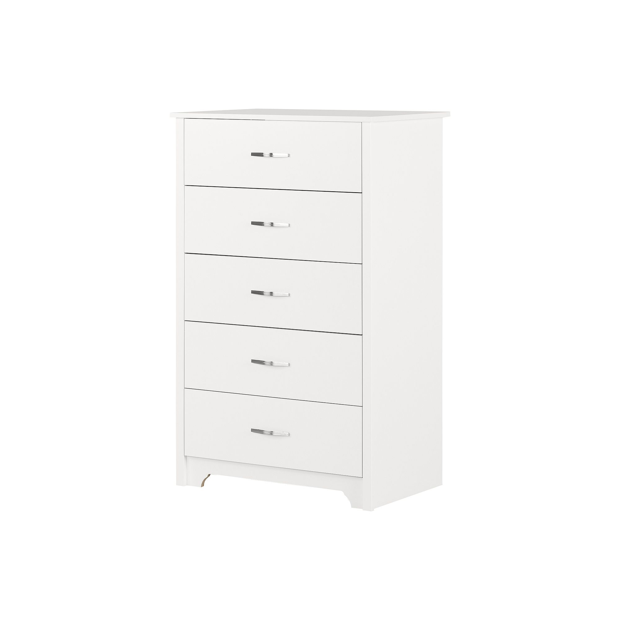 South Shore Fusion 5-Drawer Chest, Pure White