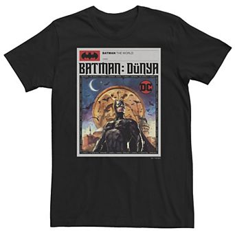Big & Tall DC Comics Batman: The World Turkey News Poster Tee
