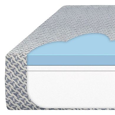 Serta Sheep Retreat 10" Medium Gel Memory Foam Mattress-In-A-Box