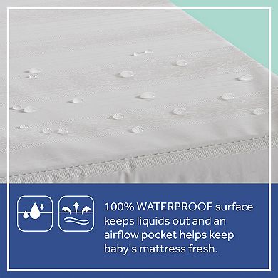 Sealy Butterfly Waterproof Crib Mattress