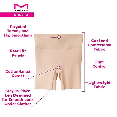 Women's Maidenform® Firm Control Shapewear Tame Your Tummy ​Bottom Lift Shorts DMS090