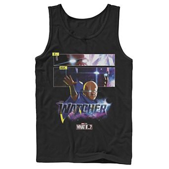 Men's Marvel What If The Watcher Panel Poster Tank Top
