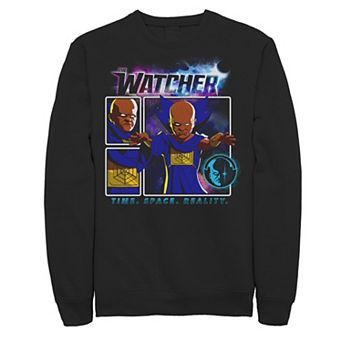 Men's Marvel What If The Watcher Comic Panels Sweatshirt