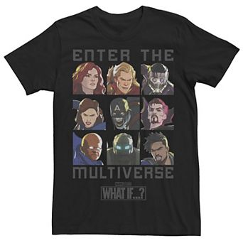 Men's Marvel What If Enter The Multiverse Quote Tee