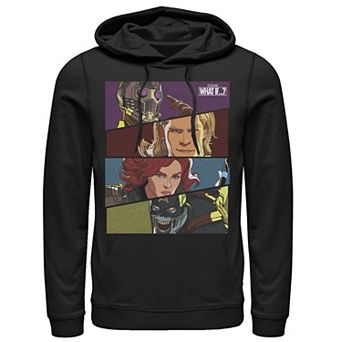 Men's Marvel What If Hero Slant Panels Hoodie