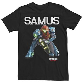 Men's Metroid Dread Samus Crouching Portrait Tee
