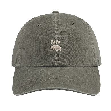 Men's Wembley "Papa Bear" Embroidered Dad Hat