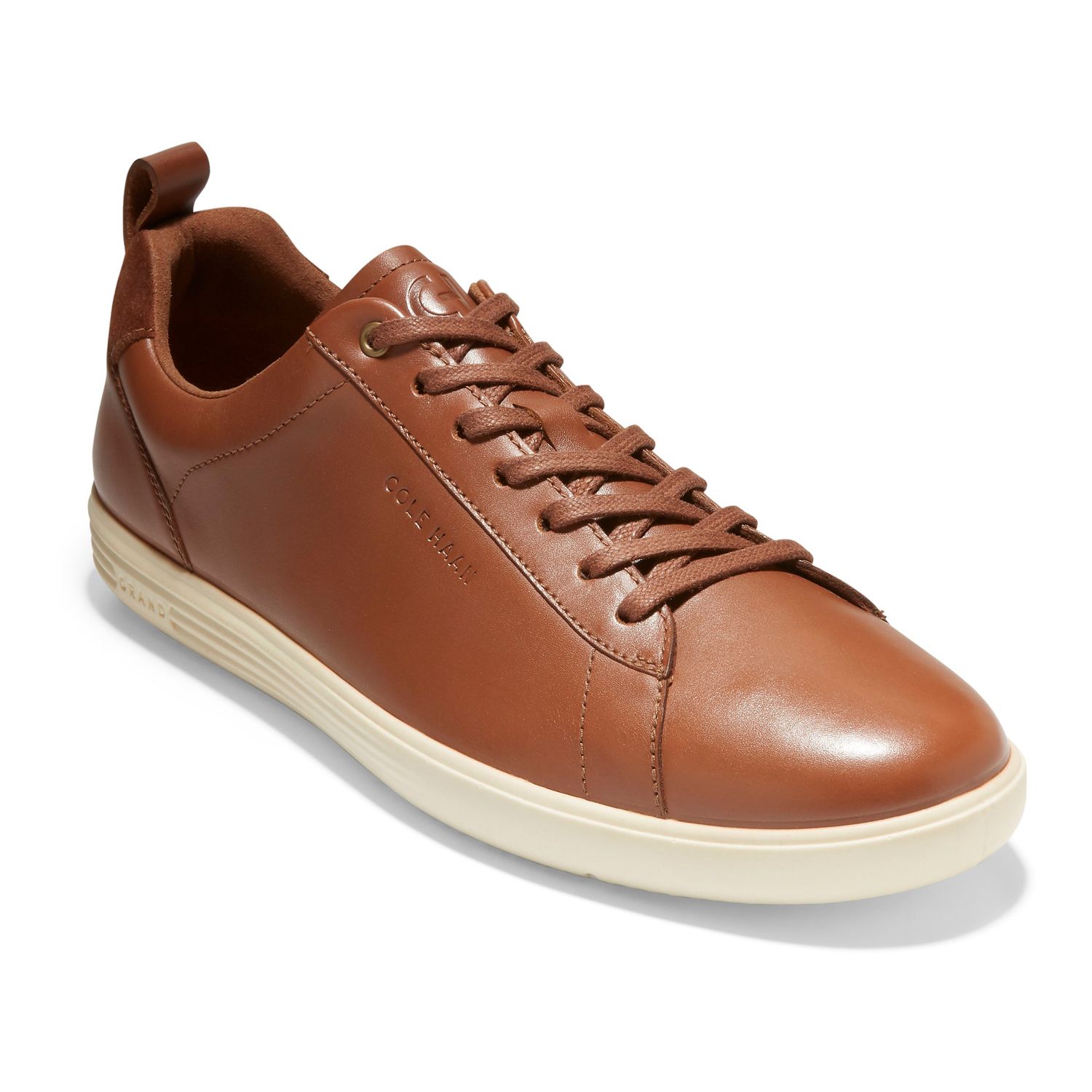 cole haan brown leather sneakers