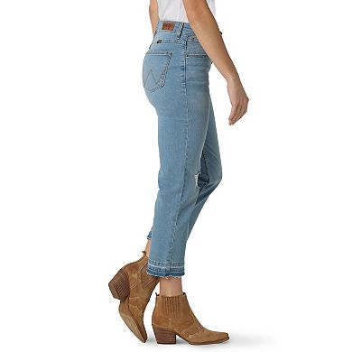 Women's Wrangler High Rise True Straight Cropped Jeans