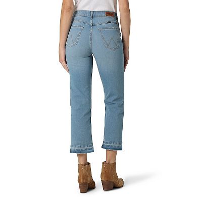 Women's Wrangler High Rise True Straight Cropped Jeans