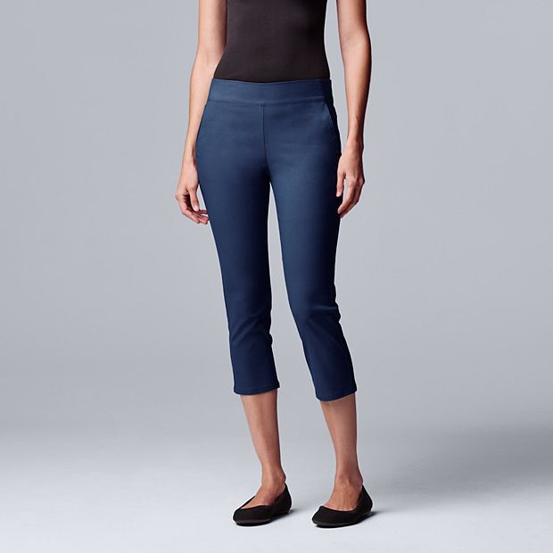 Mr. Max Modern Stretch Capri With Hem Detail