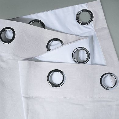EFF Dune Cotton Light Filtering Grommet 2-pack Window Curtain Set