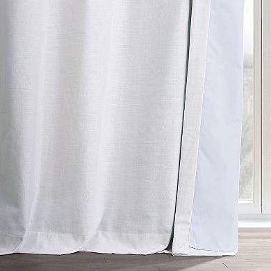EFF Dune Cotton Light Filtering Grommet 2-pack Window Curtain Set