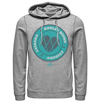 Men's The Suicide Squad Harley Fenced Hearts Hoodie