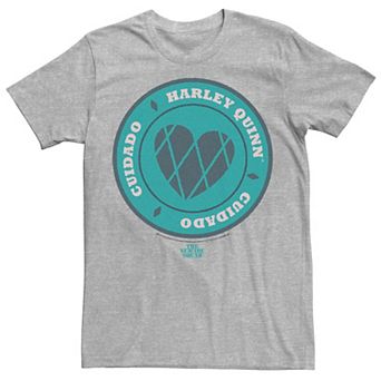 Men's The Suicide Squad Harley Fenced Hearts Tee