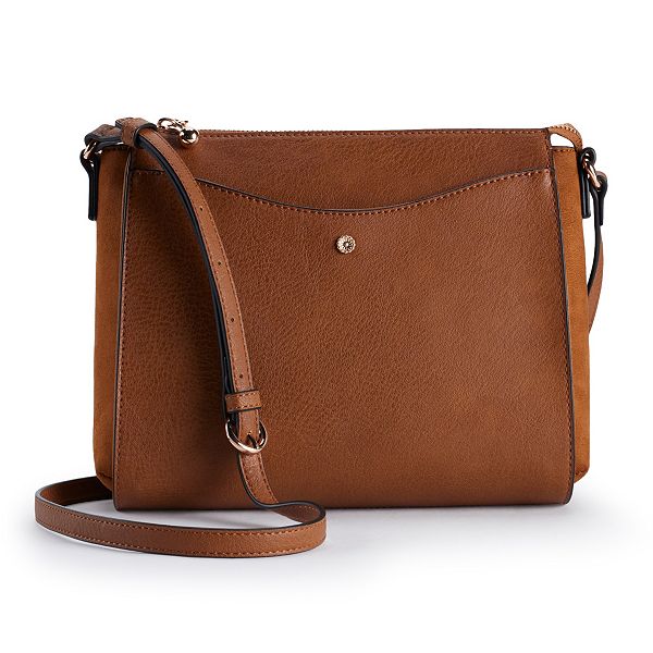 LC Lauren Conrad, Bags, Lc Runway Collection Leather Saddle Bag