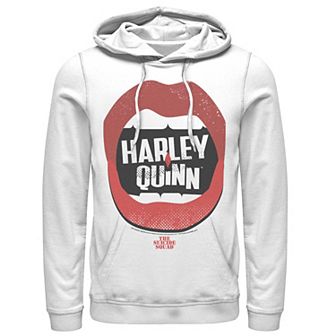 Men's The Suicide Squad Harley Quinn Lips Hoodie