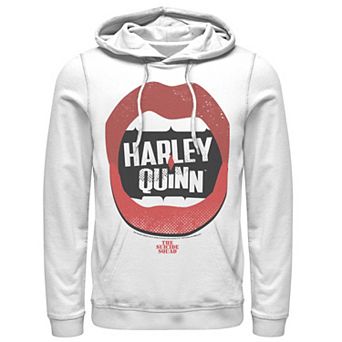 Men's The Suicide Squad Harley Quinn Lips Hoodie