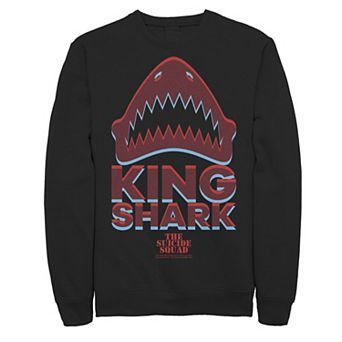 Men's The Suicide Squad King Shark Sharktooth Logo Sweatshirt