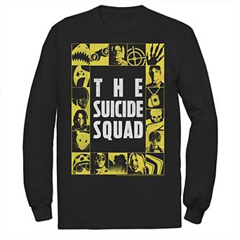 Men's The Suicide Squad Yellow Squares Logo Tee