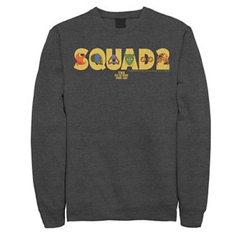 Men's The Suicide Squad Symbols Logo Sweatshirt