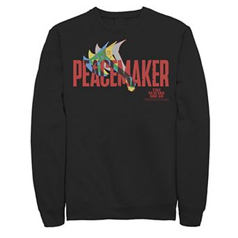 Men's The Suicide Squad Peacemaker Hatchet Logo Sweatshirt