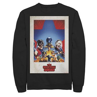 Men's The Suicide Squad Polaroid Group Poster Sweatshirt