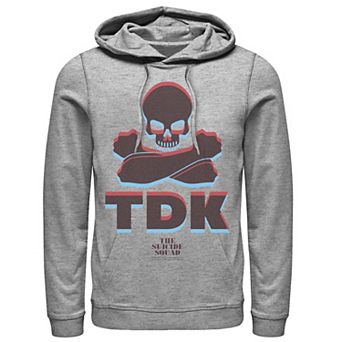 Men's The Suicide Squad TDK 3D Logo Hoodie