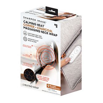 Sharper Image Calming Heat Massaging Neck Wrap