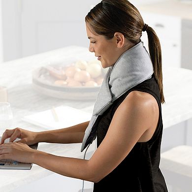 Sharper Image Calming Heat Massaging Neck Wrap