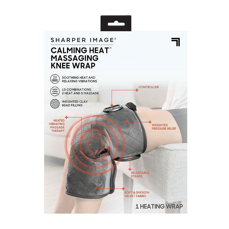 Calming Heat Knee Wrap - Gray