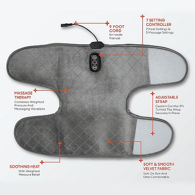 Calming Heat Massaging Knee Wrap