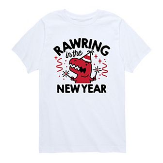 Boys 8-20 Rawring In New Year Graphic Tee