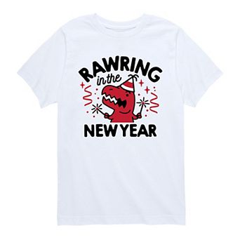 Boys 8-20 Rawring In New Year Graphic Tee
