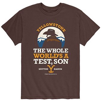 Men's Yellowstone World's A Test Tee
