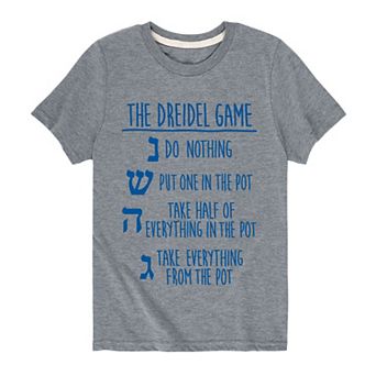 Boys 8-20 The Dreidel Game Graphic Tee