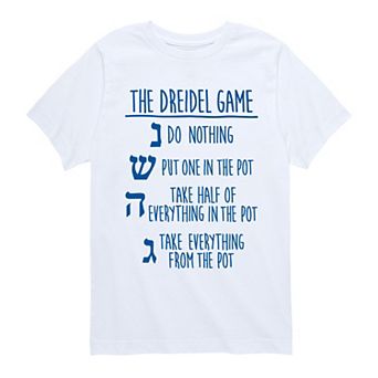 Boys 8-20 The Dreidel Game Graphic Tee