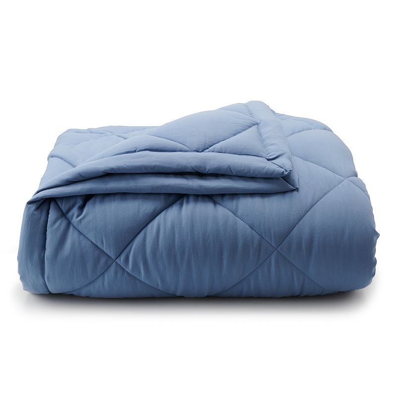 Sonoma Goods For Life Enzyme Washed Down Alternative Blanket, Blue, King