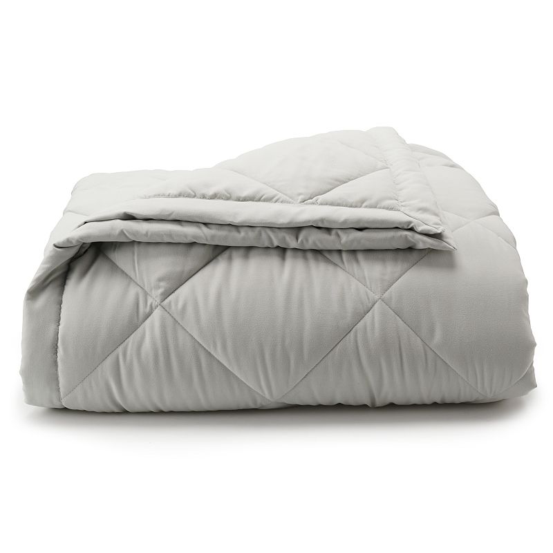 Sonoma Goods For Life Enzyme Washed Down Alternative Blanket, Silver, Full/