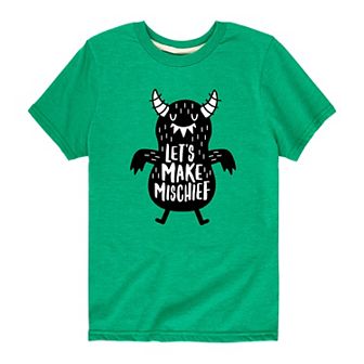 Boys 8-20 Lets Make Mischief Graphic Tee
