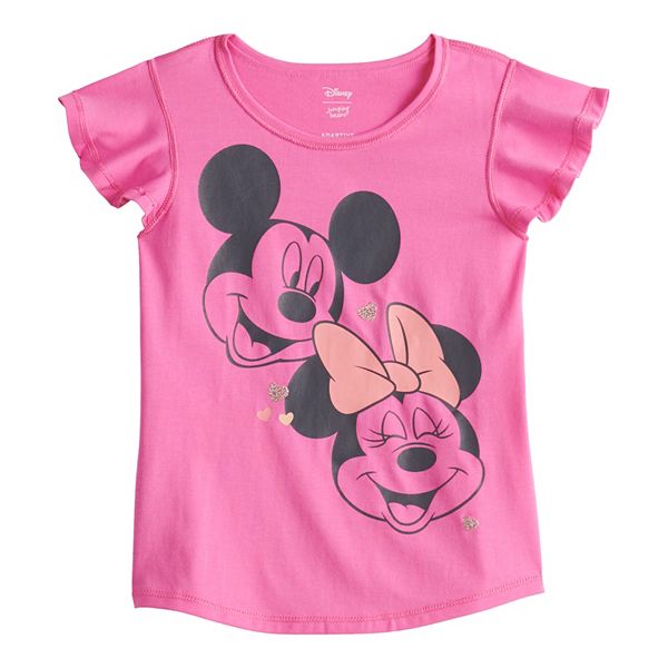 Disney's Minnie Mouse Girls 4-12 Sensory Adaptive Tie-Front Tee by ...